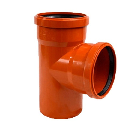 Тройник канализ. РР D-110/110 (90) наружн.ТЕВО