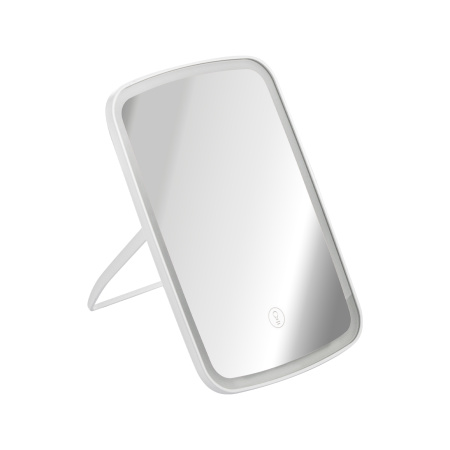 Зеркало 75280 косметическое настольное с LED подсветкой, сенсорное упр, белое