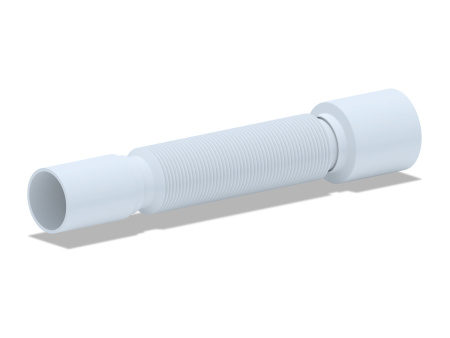 K405 Труба гибкая без гайки 40х50 L=305-715мм (100)