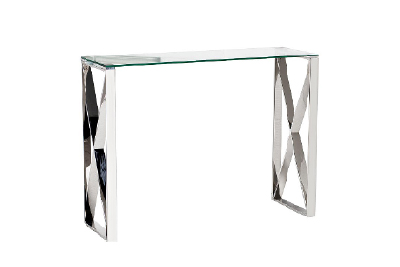Консоль прозр.стекло/хром 80*30*78см 47ED-CST008/80 