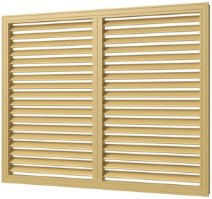 Решетка радиаторная бежевая 600х900мм АП Россия