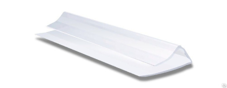 Профиль торцевой П-6мм  2,1м молочный Юг-ойл- пласт