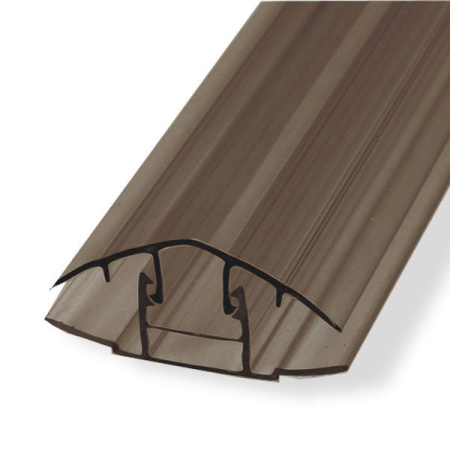 Профиль соединительный разьемный НСР 6-10мм бронза( янтарь) 6м Юг-ойл- пласт