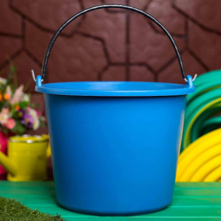 Ведро садовое 12л Flexible круглое, цветное