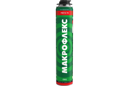 Пена МАКРОФЛЕКС профес. Мега 70 ПРО 880 мл (12)