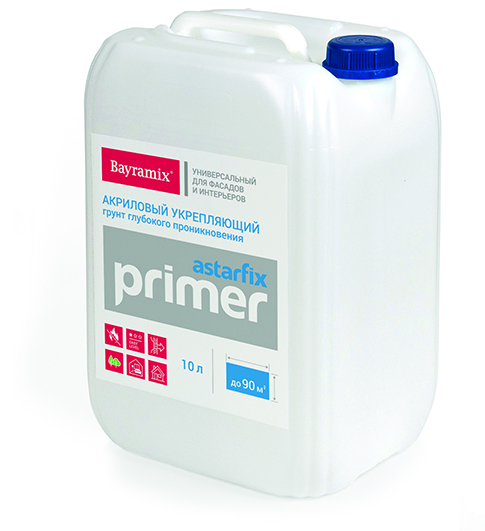 Грунт Астар Фикс глубокого проникновения 10 л Bayramix 