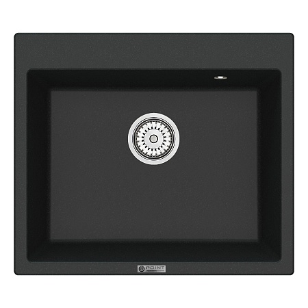 Мойка Point кухонная Бинга 60 черная PN3003B