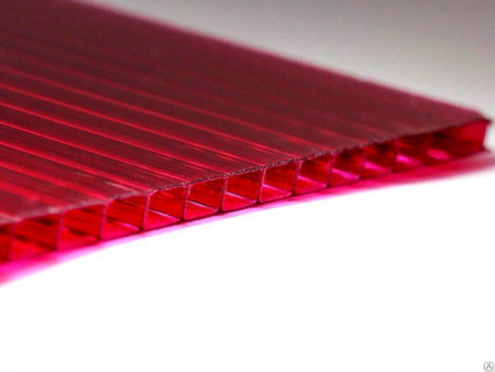 Поликарбонат 12000х2100х 6  ГРАНАТ Berolux Юг-ойл- пласт