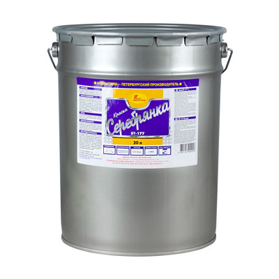 Краска Серебрянка БТ-177 20л/20,9кг НБХ 