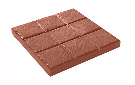 Плитка цем.-песч. Ибица 300*300*30 красн. (11шт/м2)