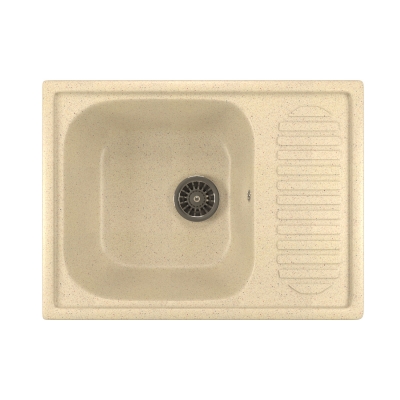 МL-GM18 Мойка с крылом/328 640х490х190мм БЕЖЕВАЯ (Z015)