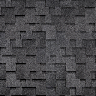 Гибкая черепица ФИНСКАЯ ЧЕРЕПИЦА  АККОРД Серый (уп 3,0 м.кв )