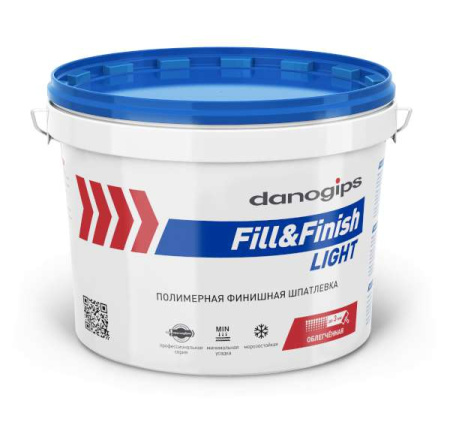Шпатлевка DANOGIPS  гот. полимерная финишная  Fill and Finish Light (10 л/12,3 кг) (44)