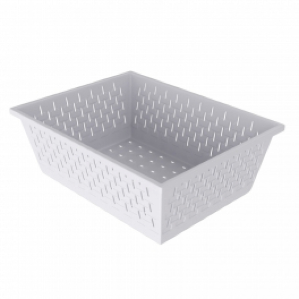 Корзина пластиковая 555*430*85 Белый (10)