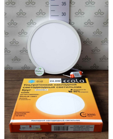 Светильник светод круг 24W 4200K 4K 300*32 DRSV24ELC Ecola IP20