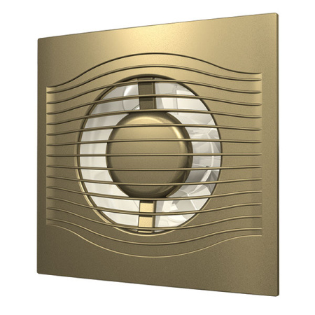 Вентилятор осевой D100 SLIM 4C champange  (шар/подш)  с обр. кл.  ЭраВент