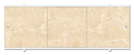 Экран для ванны ПРЕМИУМ А 1,68 Бежевый мрамор (Благородная нейтральность №3)