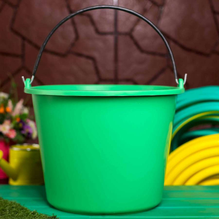 Ведро садовое 16л Flexible круглое, цветное