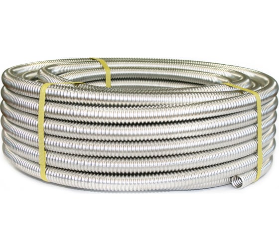 Труба гофр. из нерж. стали SS304 Stahlmann 15А, неотожженная 100м