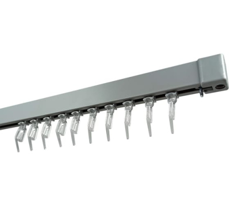 Карниз 1- полосный усиленный алюм. Katal 3 в сборе, составной, 4,0 м, серый мат. 242437400