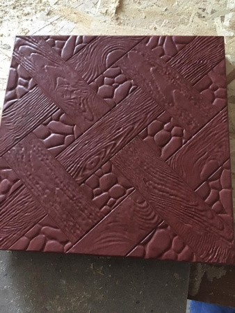 Плитка Галька 300*300*30  графитовый мрамор (11шт/1м2) УЛЬТРАБЕТОН