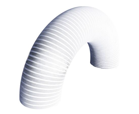 Воздуховод гофриров. 10VA white алюмин.с покрытием белой эмалью L до 3,15м  ЭраВент(20)