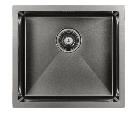 Мойка Paulmark MARX нерж 480х440мм PM214844-GM вороненая сталь