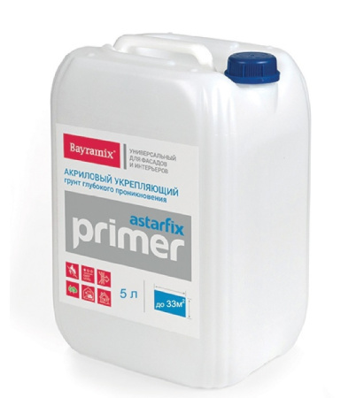 Грунт Астар Фикс глубокого проникновения 5 л Bayramix 