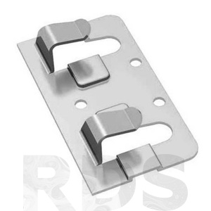 Кляймер концевой ККк 38*70*10 оцинк 1,2 мм Ю-Мет