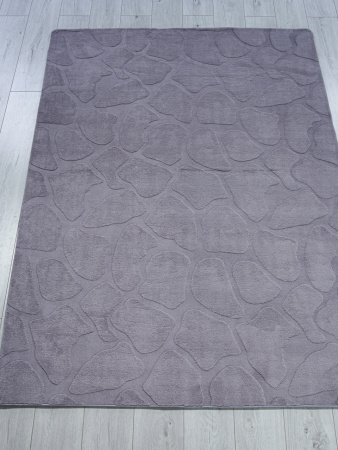 Ковер для ванной комнаты AURA SOFT PX3001 0.6*1.0 GRAY