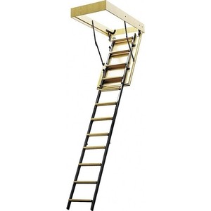 ЛЕСЕНКА Чердачная лестница комбинированная 700*1200 L-2800 мм (ЧЛ-4) утеплен. крышка