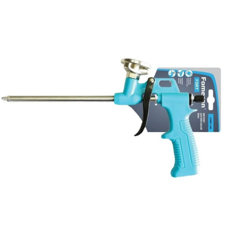 Пистолет цельнометаллический для монтажной пены "Fomeron Flint" 590126