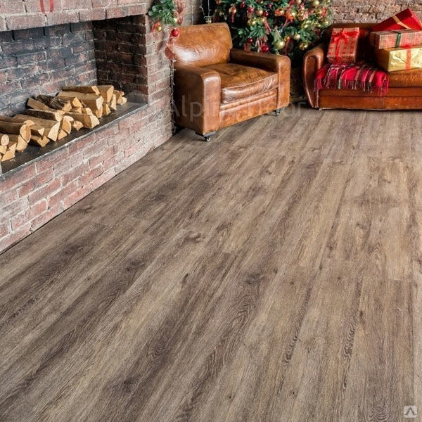 Каменно-полимер. плитка Grand Sequoia ECO11-8 Венге грей 4V/43кл 1220х183х4 мм  ( 2,232 м2)