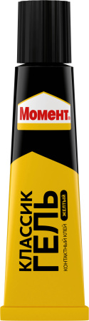 Клей Момент Классик гель  30мл жёлтый,  шоу-бокс (10)