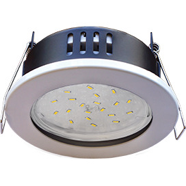Ecola GX53-H9 св-к  IP65 Белый 98x55 FW5365ECB