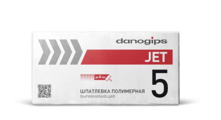 Шпатлевка DANOGIPS  полимерная  выравнивающая  JET 5  25 кг (42)