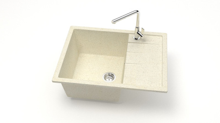 151/Q02 Мойка МАТОВАЯ БЕЖЕВАЯ Aquadream