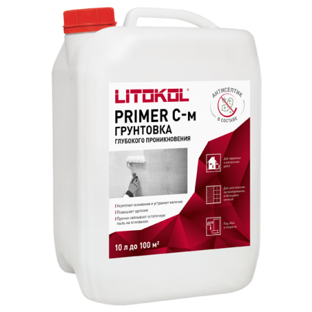 Грунтовка PRIMER C-M глубокого проникновения 10кг Litokol