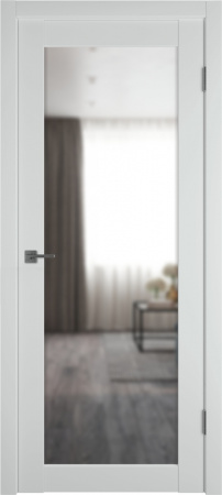 Дверь E32 Emalex steel 700*2000 стекло Reflex    