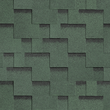 Гибкая черепица ШИНГЛАС Фокстрот Эвкалипт  (уп 3 м.кв)