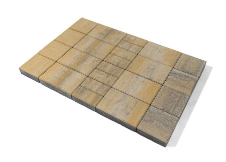 Плитка Мозайка Песчаник КолорМикс (300/200/100*200*60) 11,52м2/1под/1635кг Braer