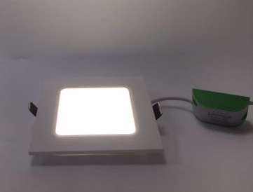 Светильник светод. квадрат AL502  15W 1050Lm 4000К  бел. встр.200*200*18mm Feron