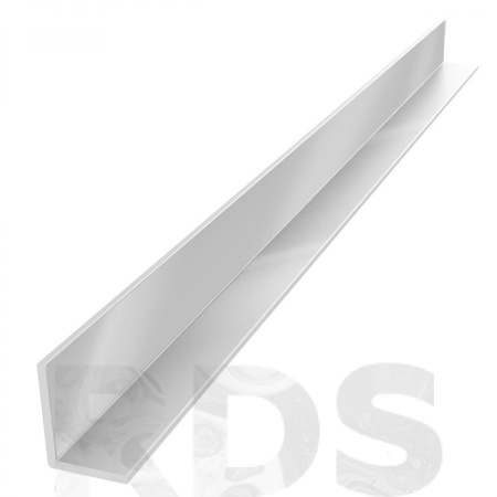 Уголок PL 19*24 металлик  L=3.00 (алюм.)