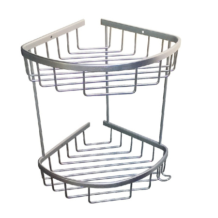 Полочка 75061 САНАКС 18см двойная угловая овальная, матовая