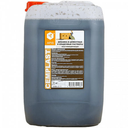Добавка пластиф-ая в штукат-е и клад.цемент. р-ры APIS CEMPLAST 11кг