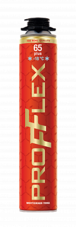 Пена PROFFLEX профес. PRO RED 65 Plus 65л 850мл 1020гр ЗИМА