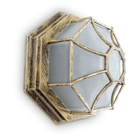 Светильник садовый  PL661 60W Feron 230V E27 чёрн.золото (на стену/потолок)