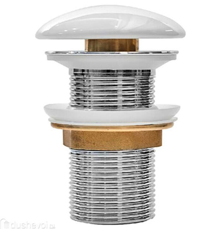 Донный клапан Milleau Clik-clac без перелива белый глянец PD1GW/OO