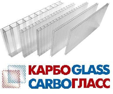 Поликарбонат 12000х2100х20  ПРОЗРАЧНЫЙ Карбогласс Кристалл Карбогласс