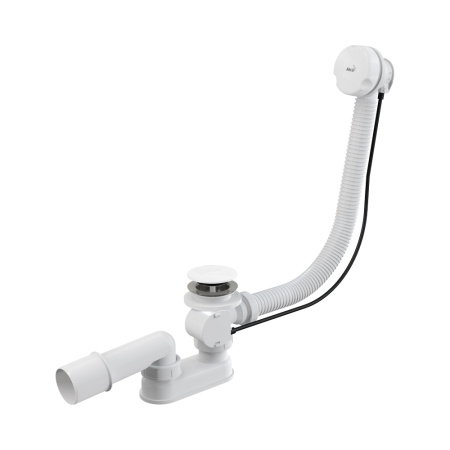 AlcaPlast A51BM-80 Сифон для ванны автомат комплект пластик/пластик